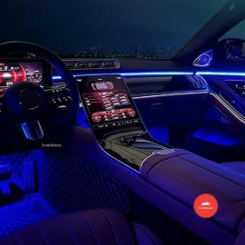 Atmosphere Light Multi-color 64 Color Led Ambient Light For Mercedes S-class W223 Porsche