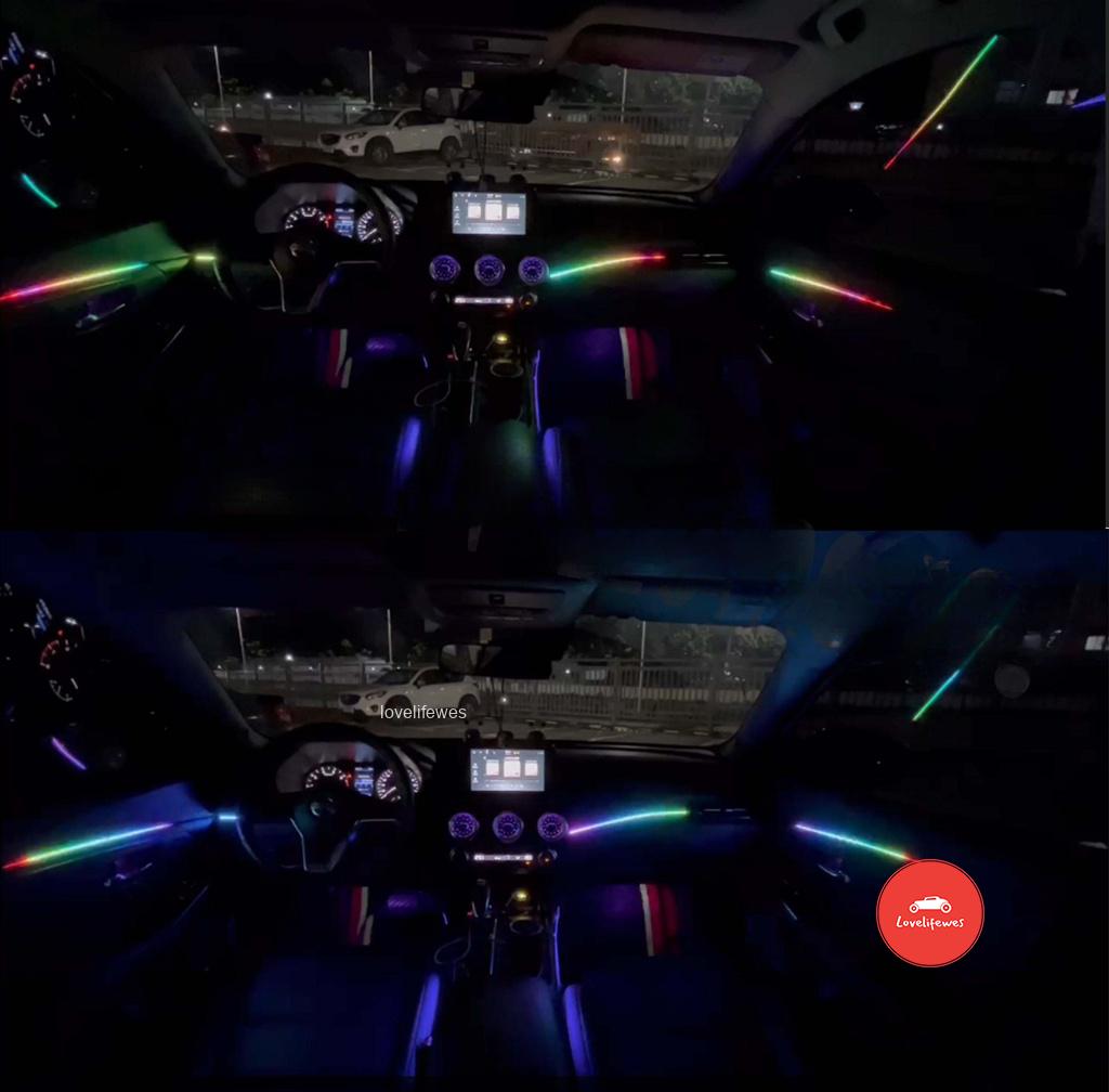 how to install car interior led lights Jeep