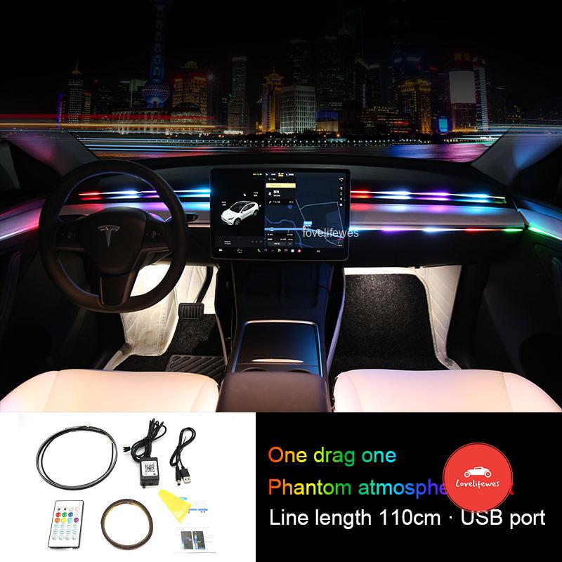 cars with built in interior led lights Porsche