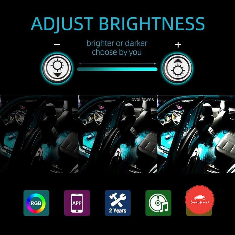 car interior led lights battery powered Fiat