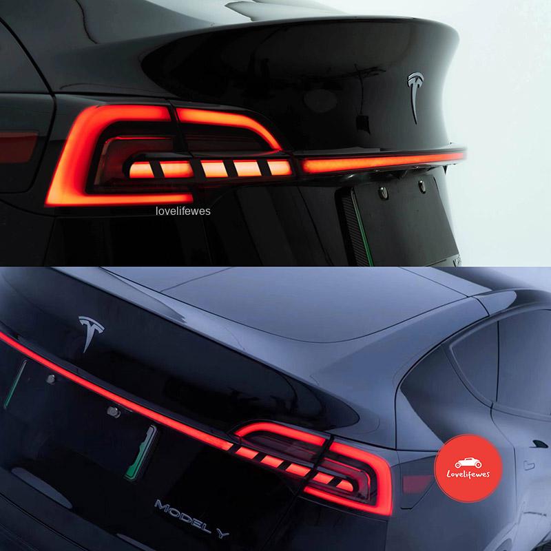 Typestar New Design Star Chain Through Led Taillights For Tesla Model 3 Y Fiat